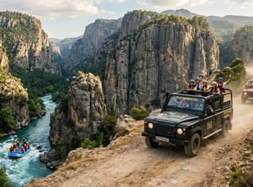 TAZI KANYONU &JEEP SAFARİ &KÖPRÜLÜ KANYON &RAFTİNG
